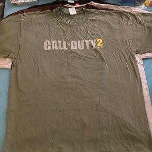 Call of Duty 2 video game promo t - shirt